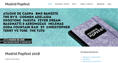Desktop Screenshot of madridpopfest.com